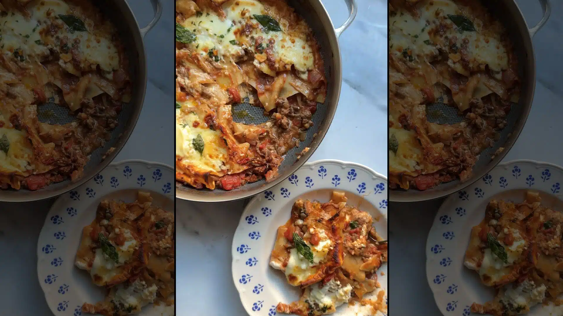 Remi one pot lasagne using Napolina
